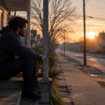 Person reflecting on why life is hard during a quiet morning moment